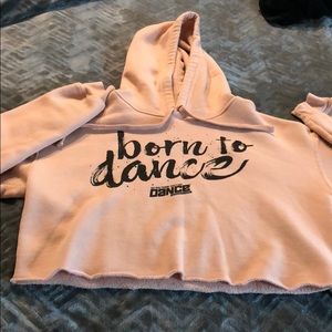 SYTYCD crop top sweat shirt